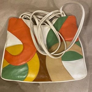 Vintage Leather Retro Y2K Grandma Handbag Pocket Book